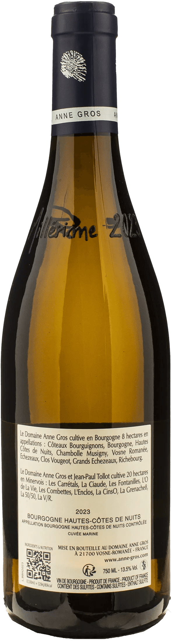 Anne Gros Hautes Cotes de Nuits Cuvee Marine 2023