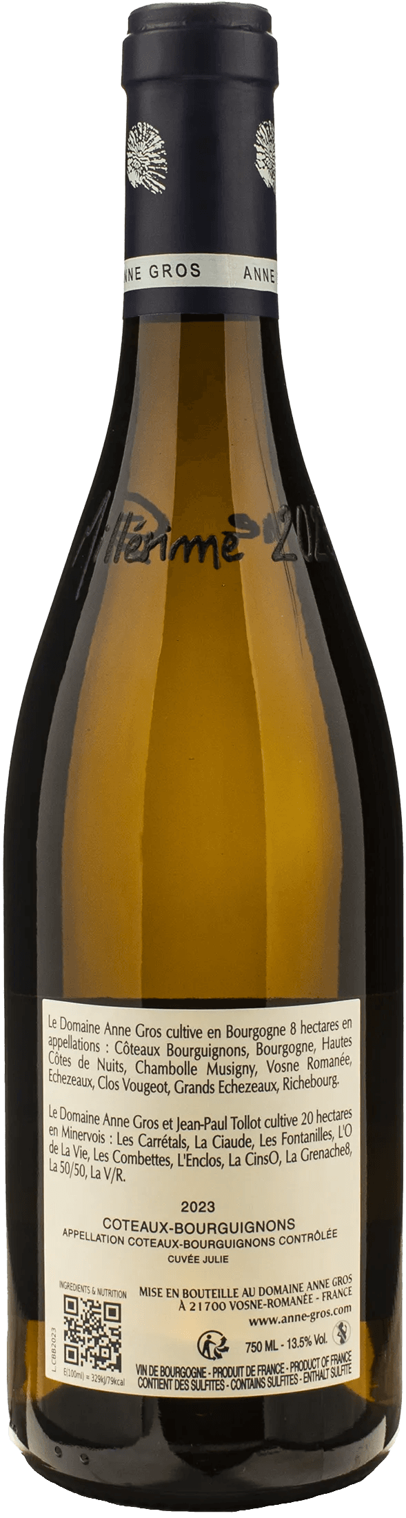 Anne Gros Coteaux Bourguignons Cuvee Julie 2023