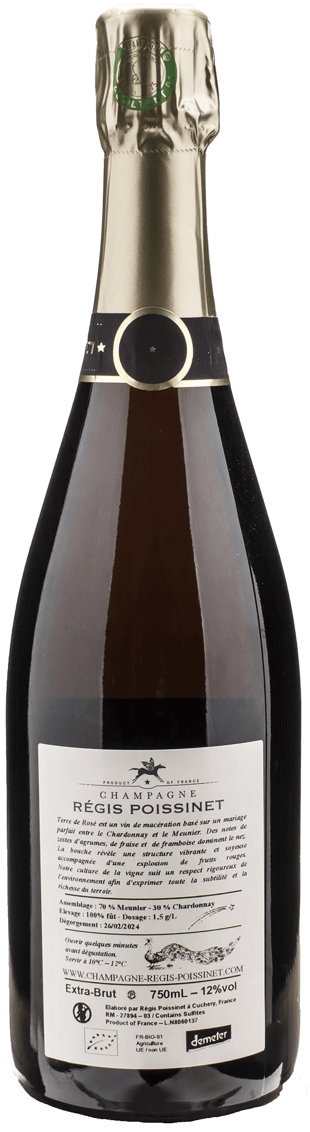 Regis Poissinet Champagne Terre de Rosee Extra Brut