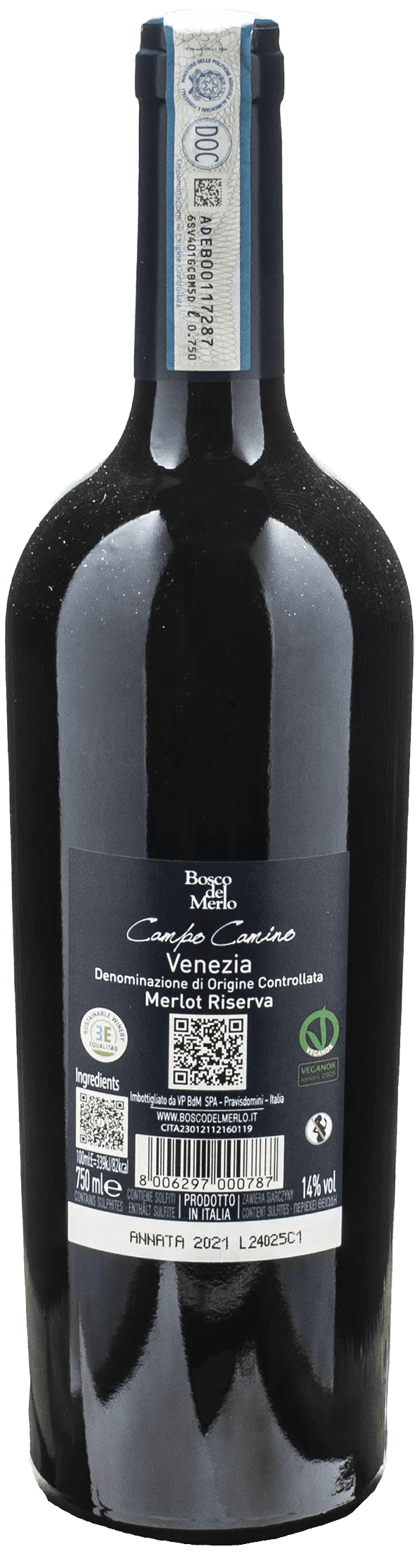 Bosco del Merlo Campo Camino Merlot Riserva 2021