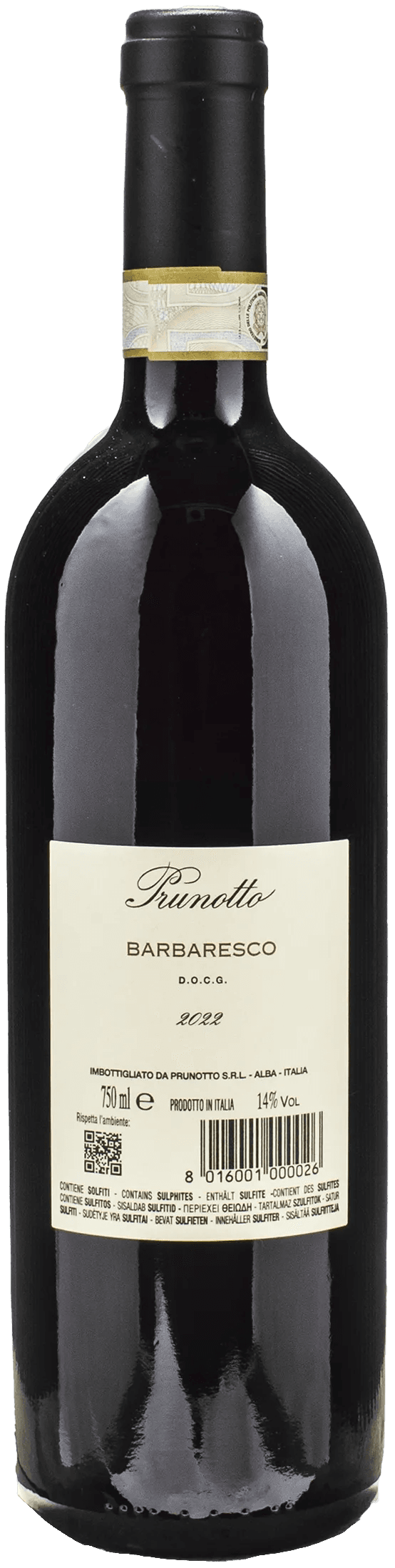 Prunotto Barbaresco 2022