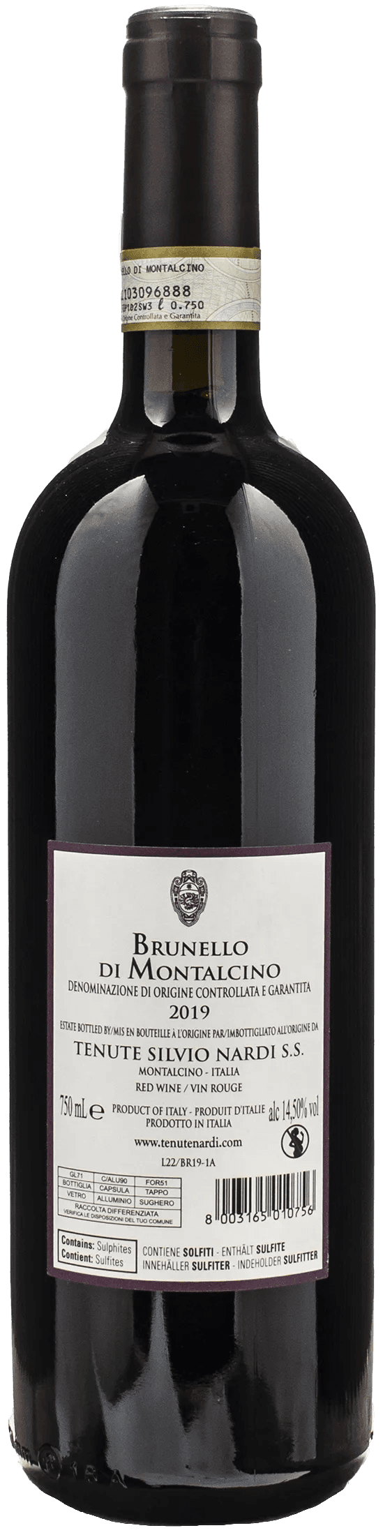 Silvio Nardi Brunello di Montalcino 2019