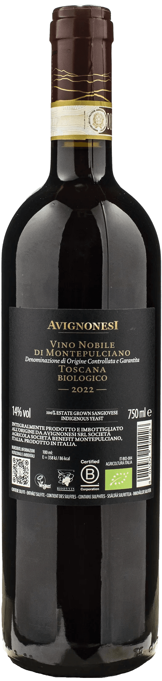 Avignonesi Nobile di Montepulciano Sangiovese 2022