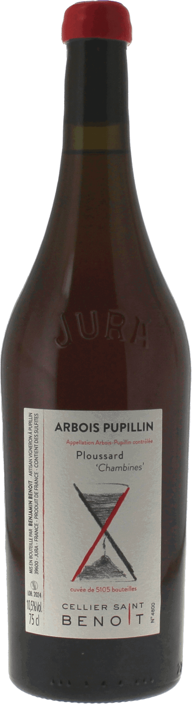 Ploussard Chambines Cellier Saint Benoit Jura, 2023