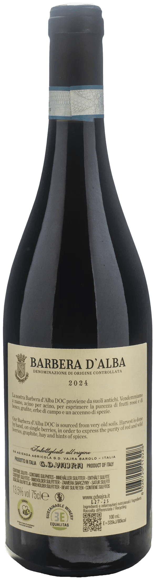 Vajra G.D. Barbera d'Alba 2024