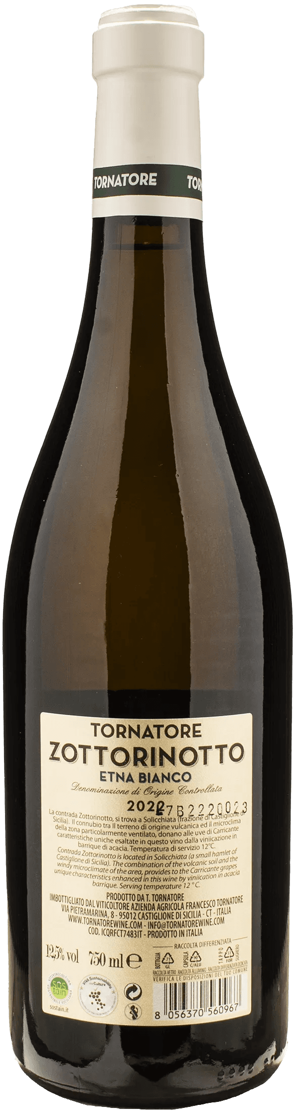 Tornatore Etna Bianco Zottorinotto 2022