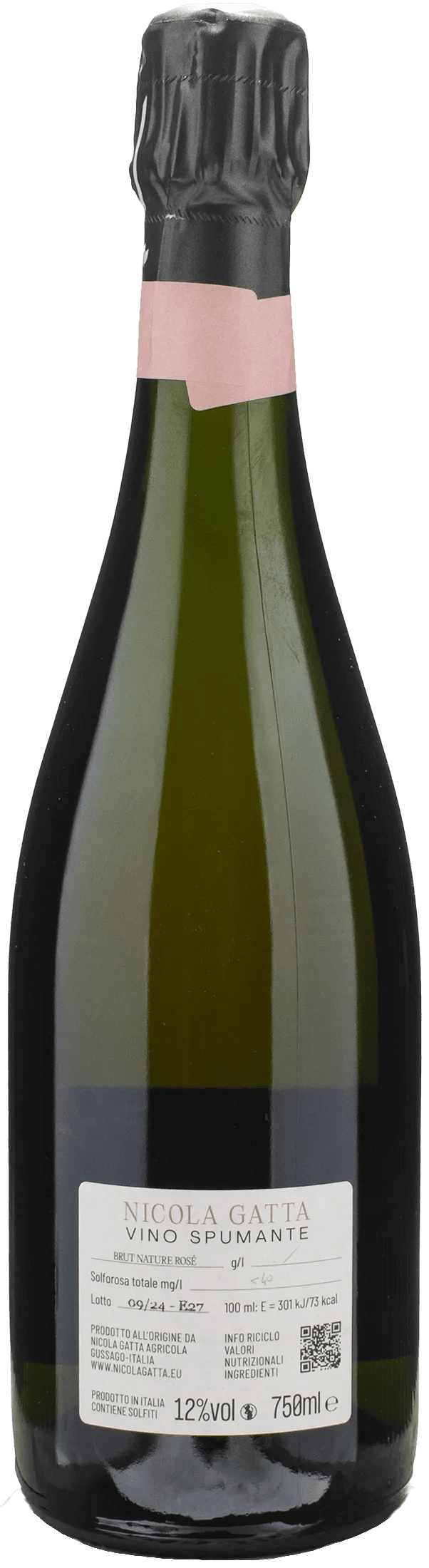 Nicola Gatta Rosè de Noirs Nature