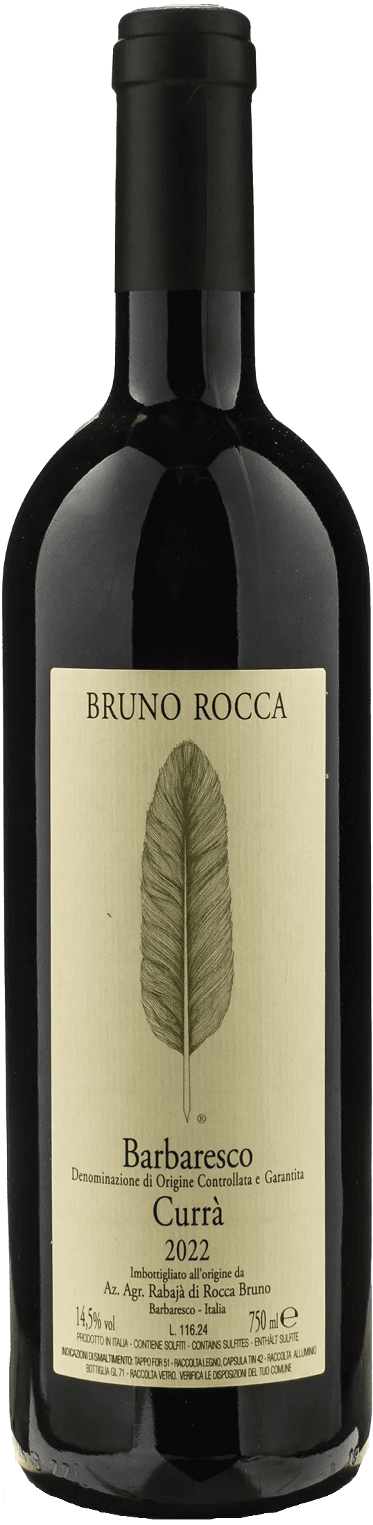 Bruno Rocca Barbaresco Curra 2022