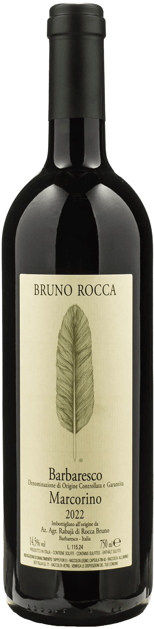 Bruno Rocca Barbaresco Marcorino 2022