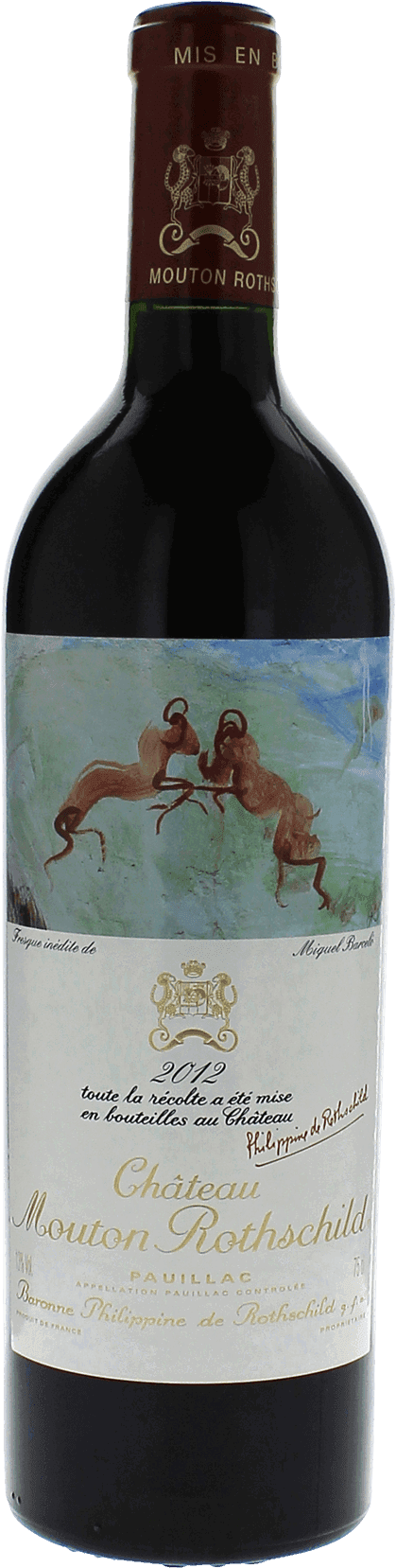 Mouton Rothschild 1er Grand Cru Classé Pauillac, 2012
