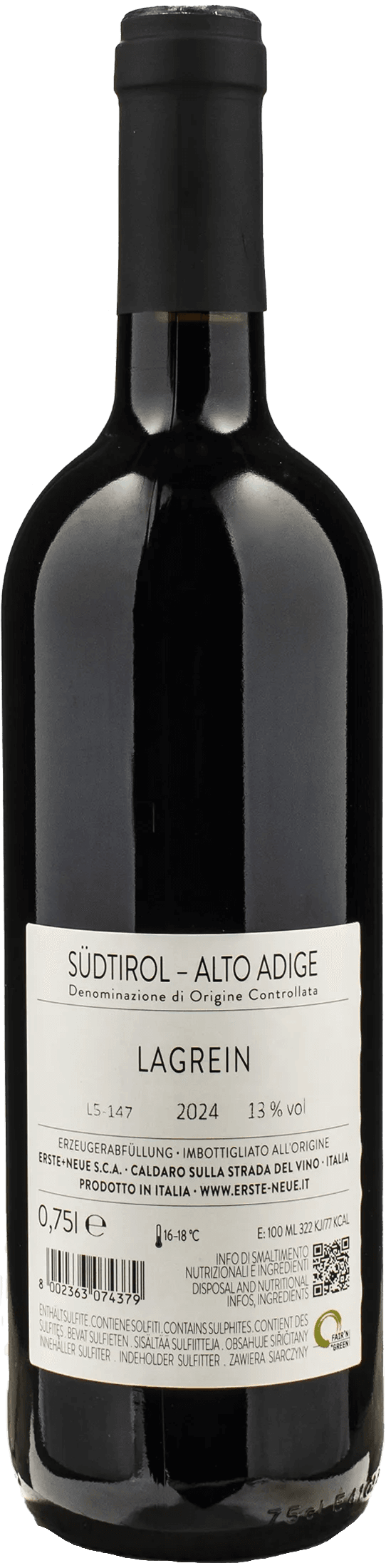 Erste Neue Alto Adige Lagrein 2024