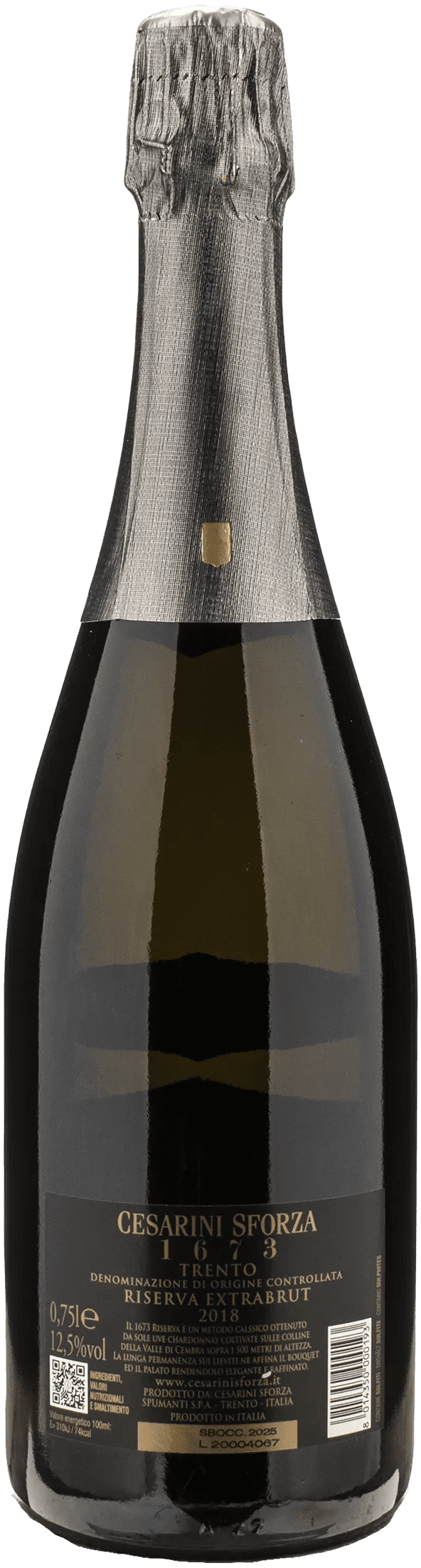 Cesarini Sforza 1673 Trento Riserva Extra Brut 2018