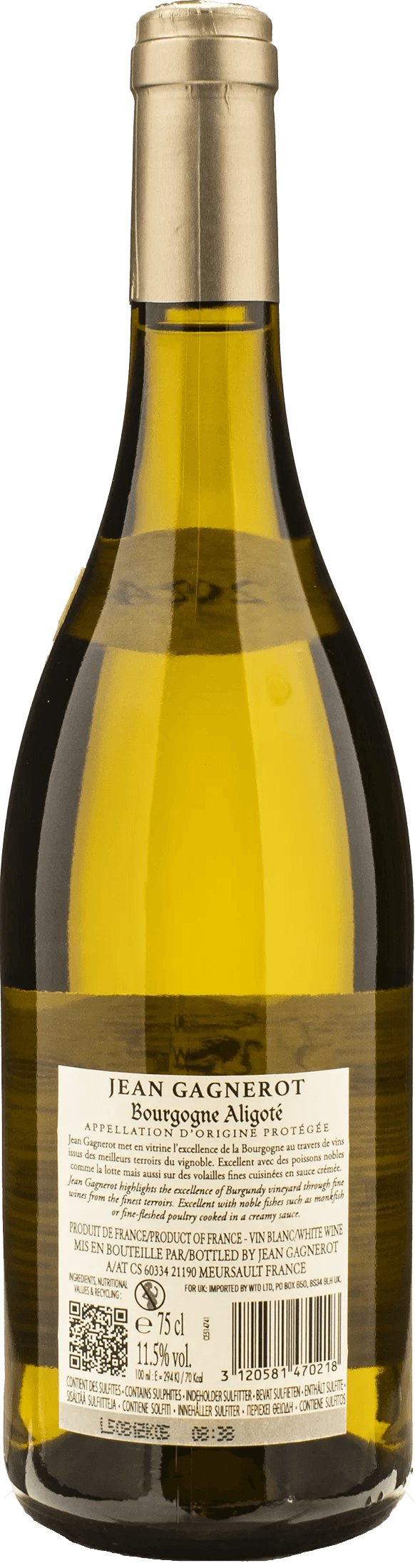Jean Gagnerot Bourgogne Aligote 2024