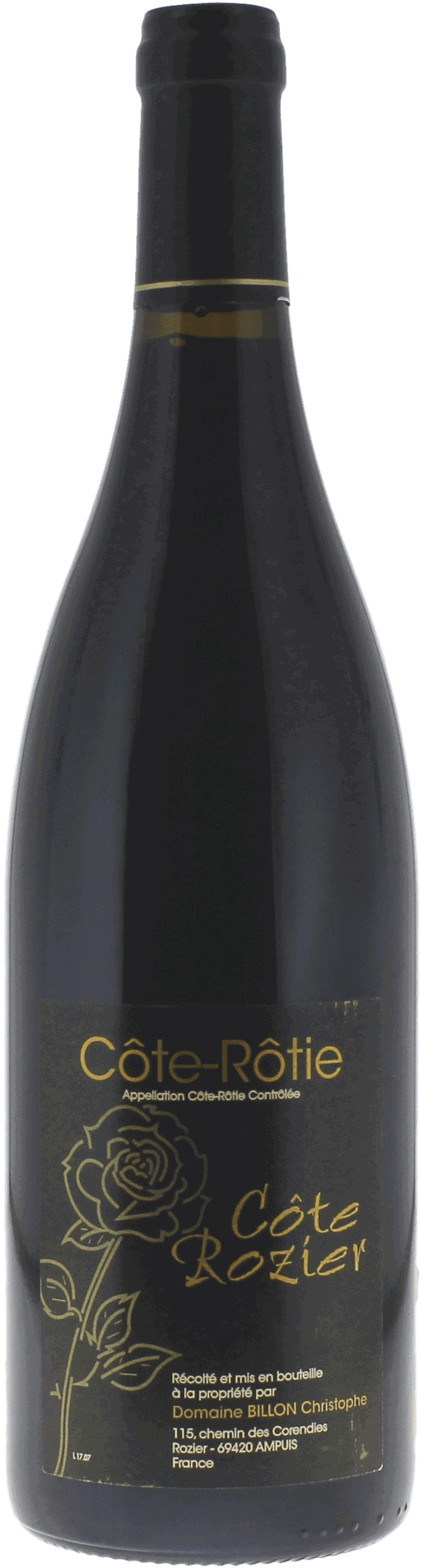 Côte Rotie Côte Rozier Domaine Billon Côte Rotie, 2020