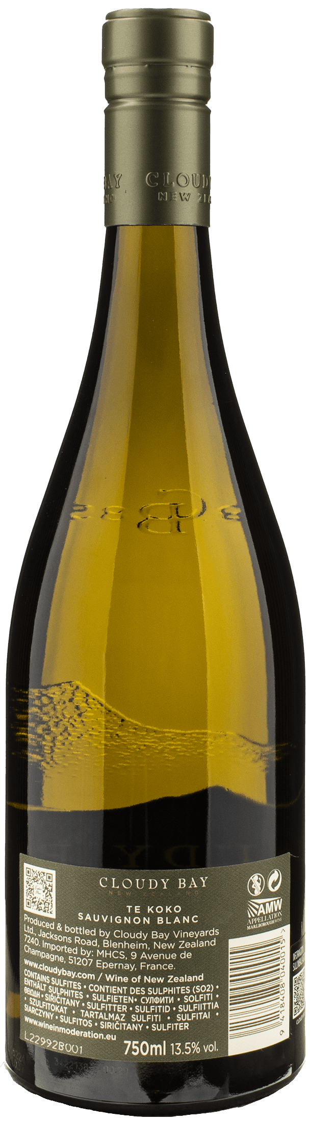 Cloudy Bay Marlborough Te Koko Sauvignon Blanc 2021