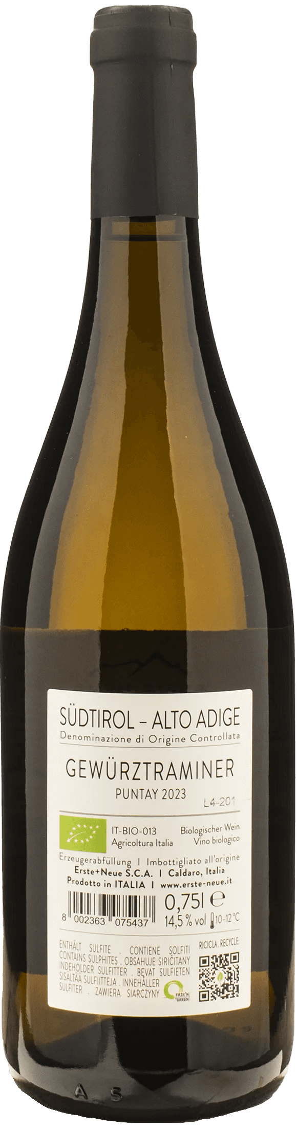 Erste Neue Puntay Gewurztraminer 2023