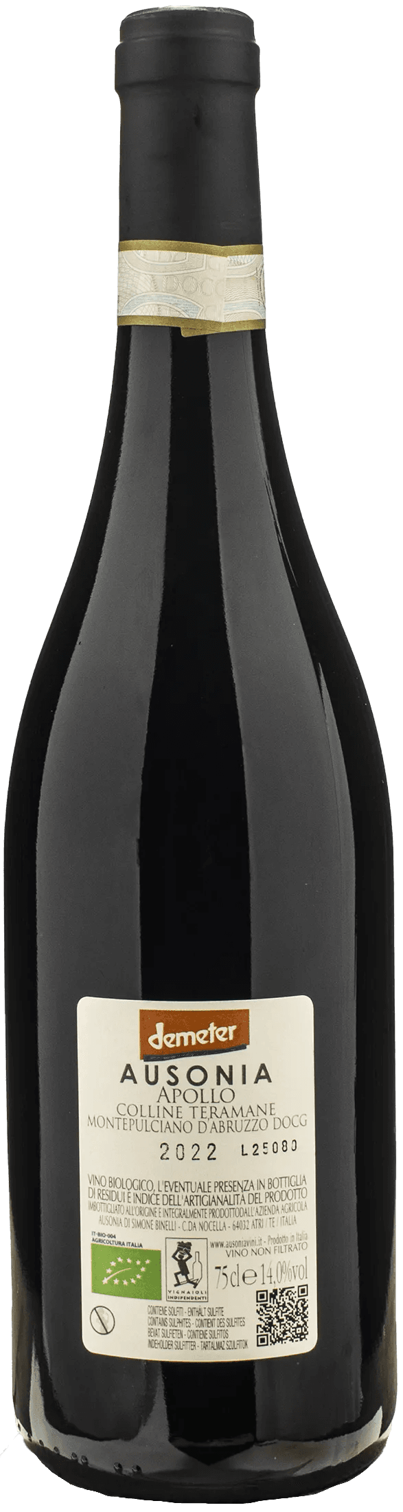 Ausonia Montepulciano d'Abruzzo Teramane Apollo 2022