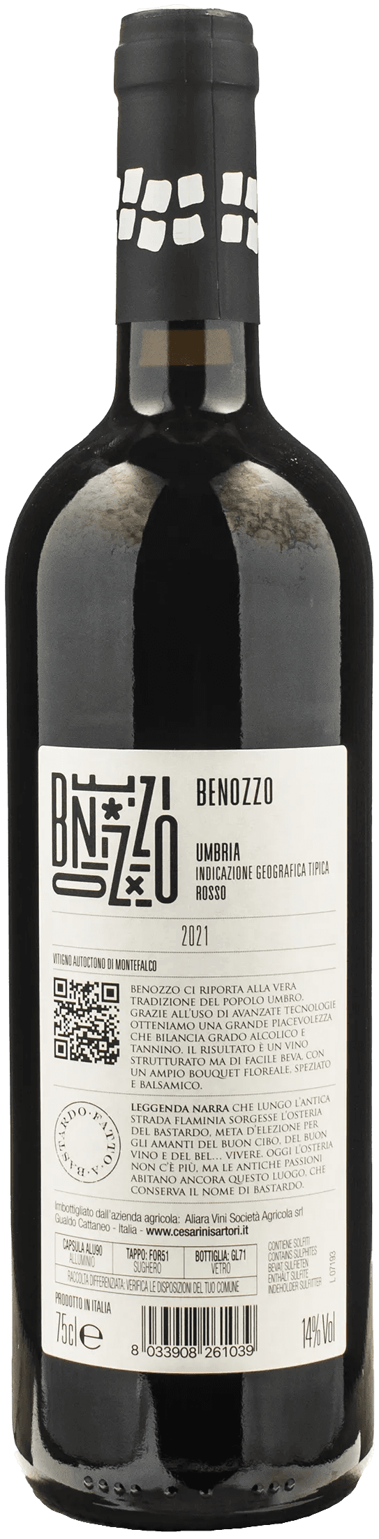 Cesarini Sartori Umbria Rosso Benozzo 2021