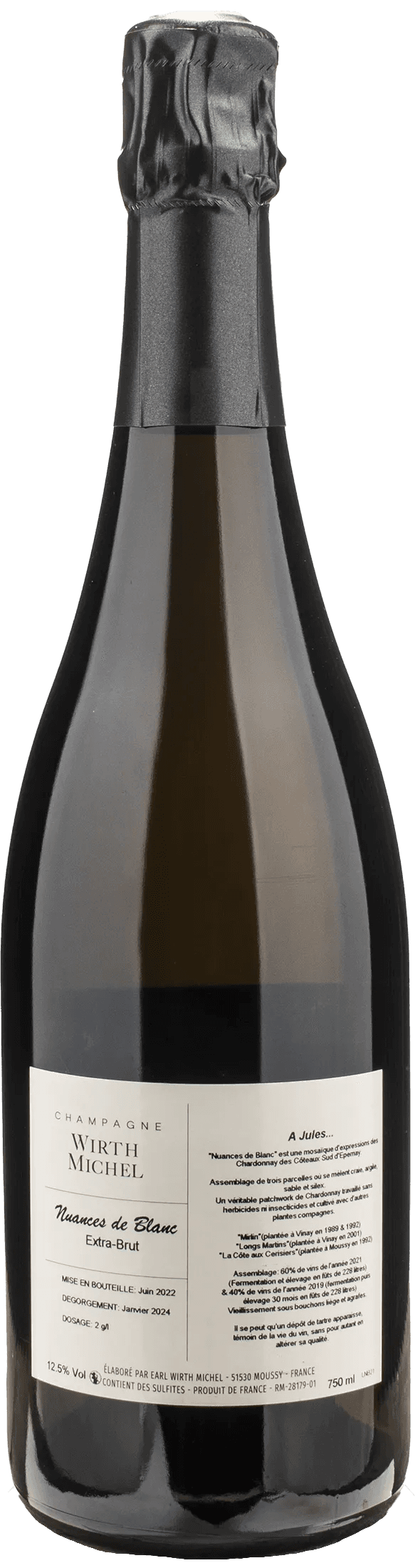 Wirth Michel Champagne Nuances de Blanc Extra Brut