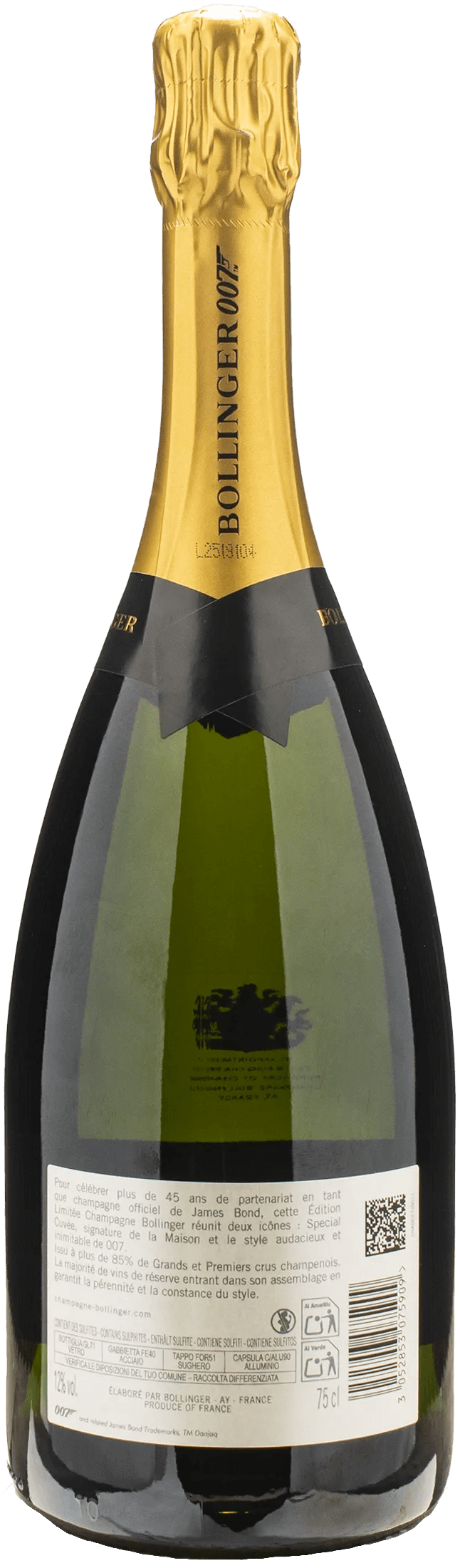 Bollinger Champagne Special Cuvee 007 Brut
