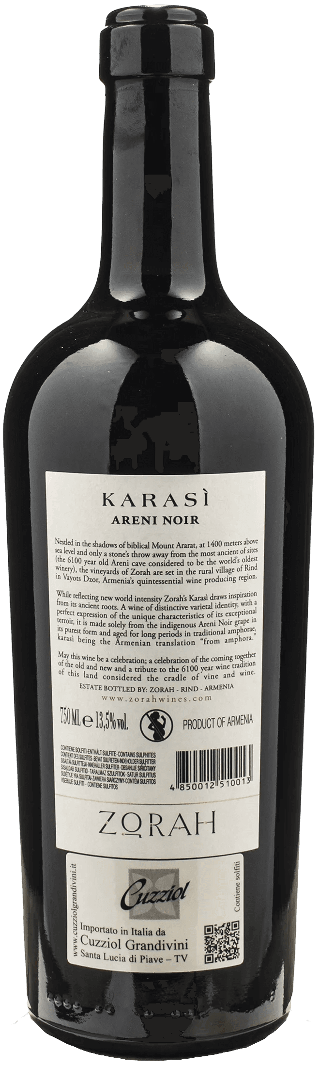 Zorah Karasi Areni Noir 2022