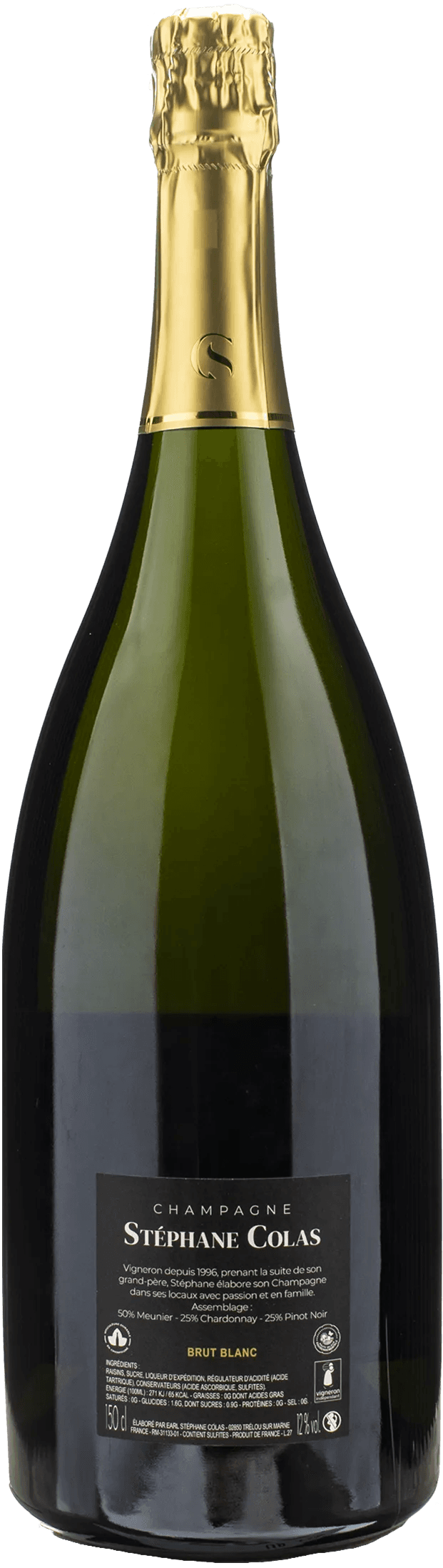 Stephane Colas Champagne Brut Magnum
