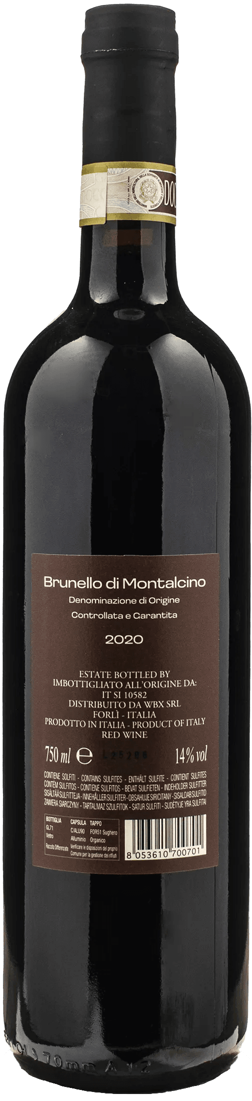 Vigne Toscane Brunello di Montalcino 2020