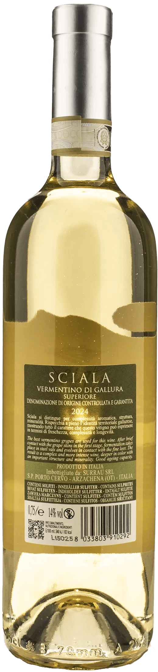 Surrau Vermentino di Gallura Superiore Sciala 2024