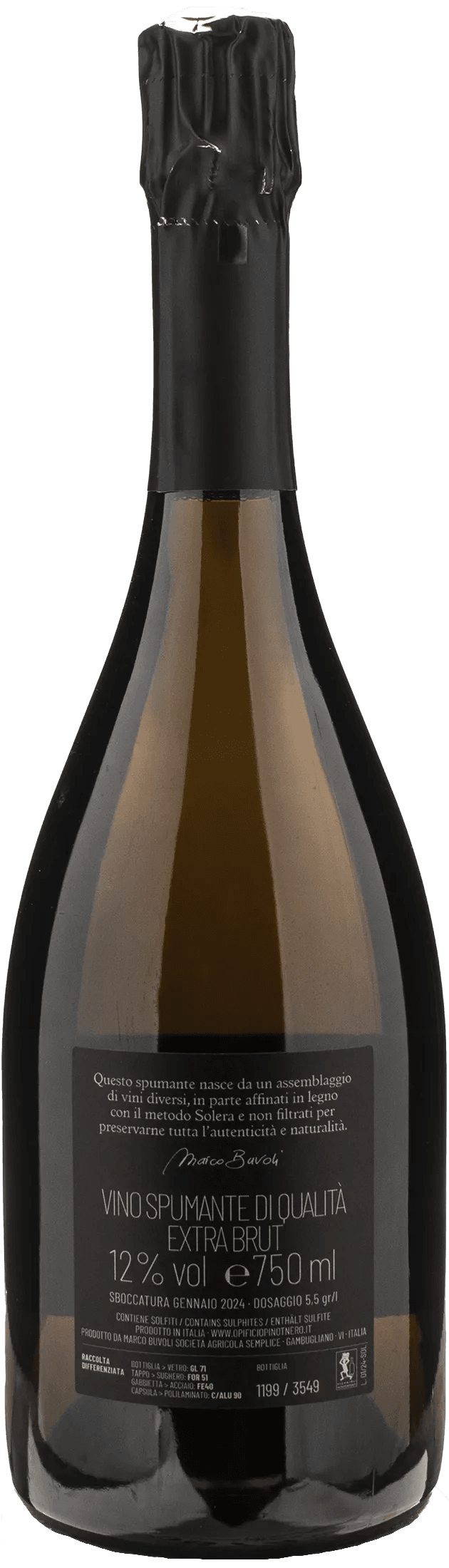 Buvoli Metodo Classico Solera Extra Brut