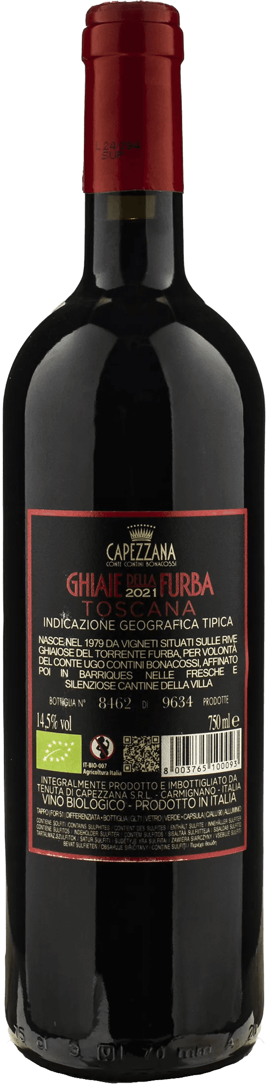 Capezzana Ghiaie della Furba 2021