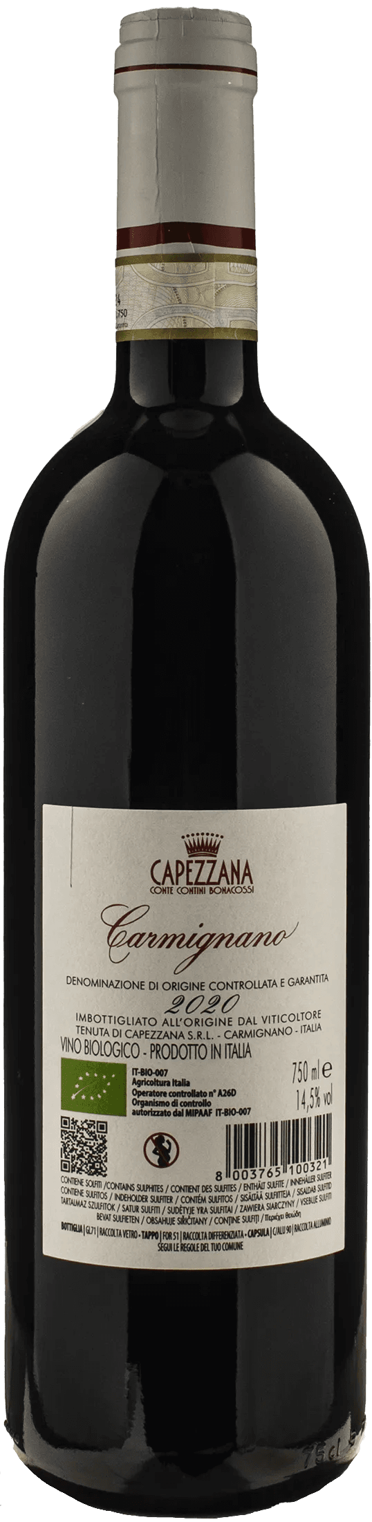 Capezzana Carmigiano Villa di Capezzana 2020