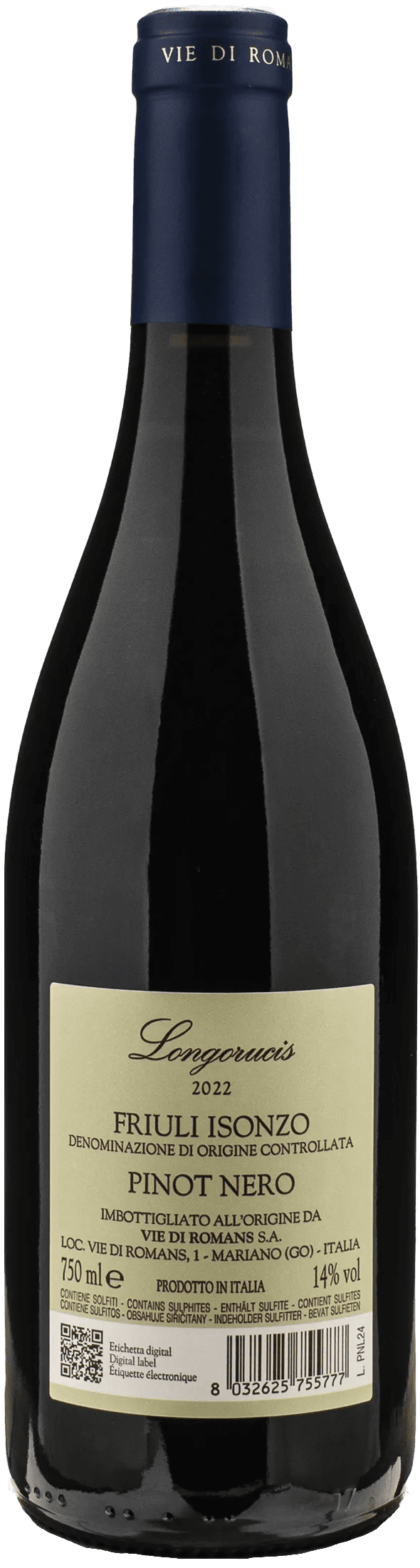 Vie di Romans Pinot Nero Longorucis 2022
