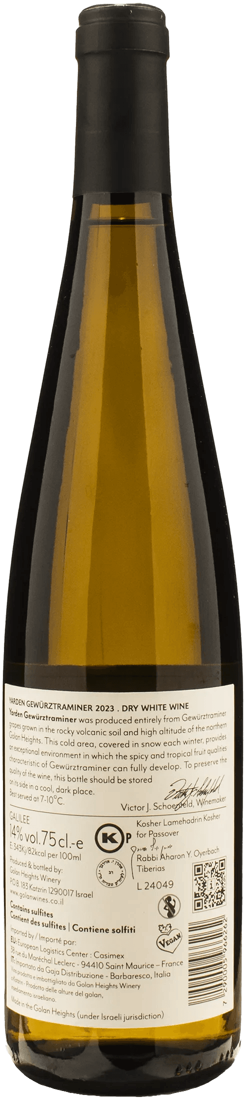 Golan Heights Winery Yarden Gewurztraminer 2023