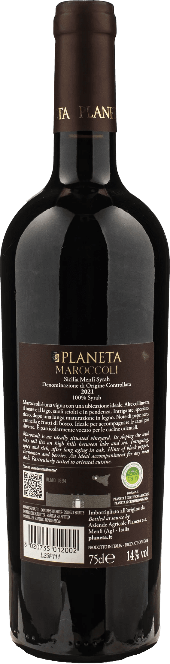 Planeta Maroccoli Syrah 2021