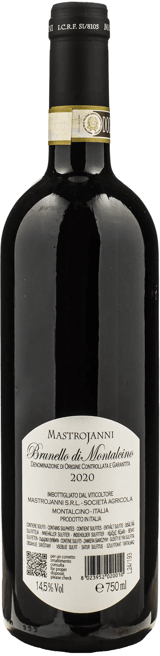 Mastrojanni Brunello di Montalcino 2020