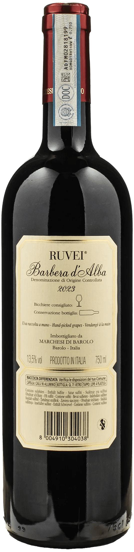 Marchesi di Barolo Barbera d'Alba Ruvei 2023