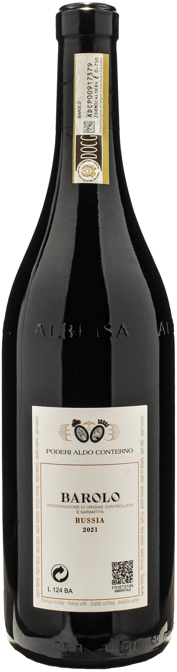 Aldo Conterno Barolo Bussia 2021