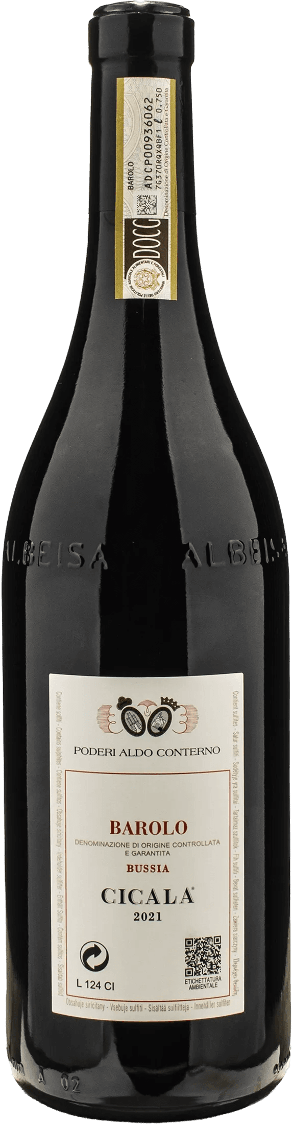 Aldo Conterno Barolo Bussia Cicala 2021