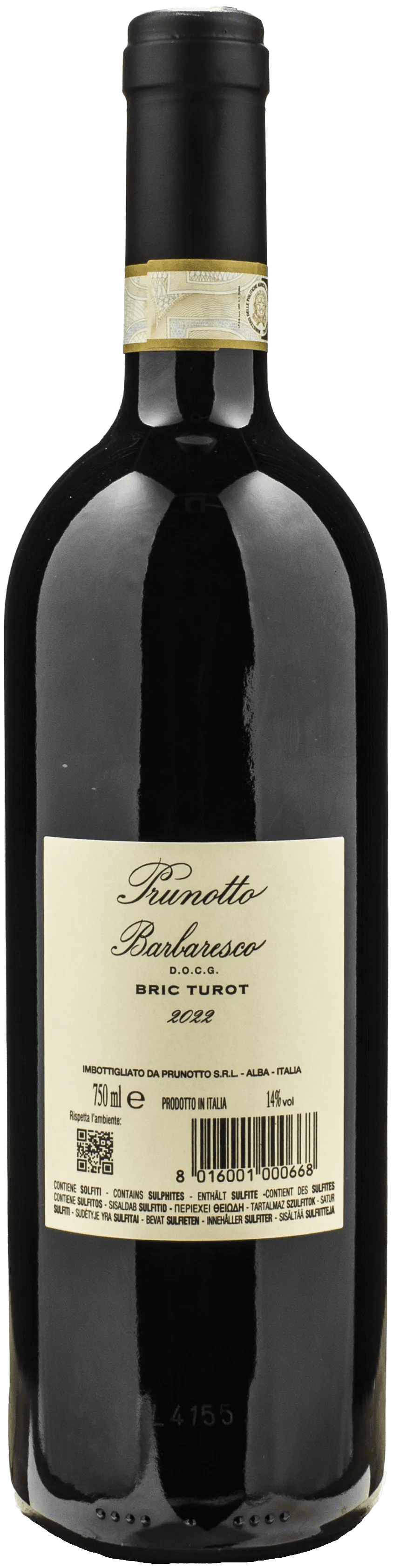 Prunotto Barbaresco Bric Turot 2022