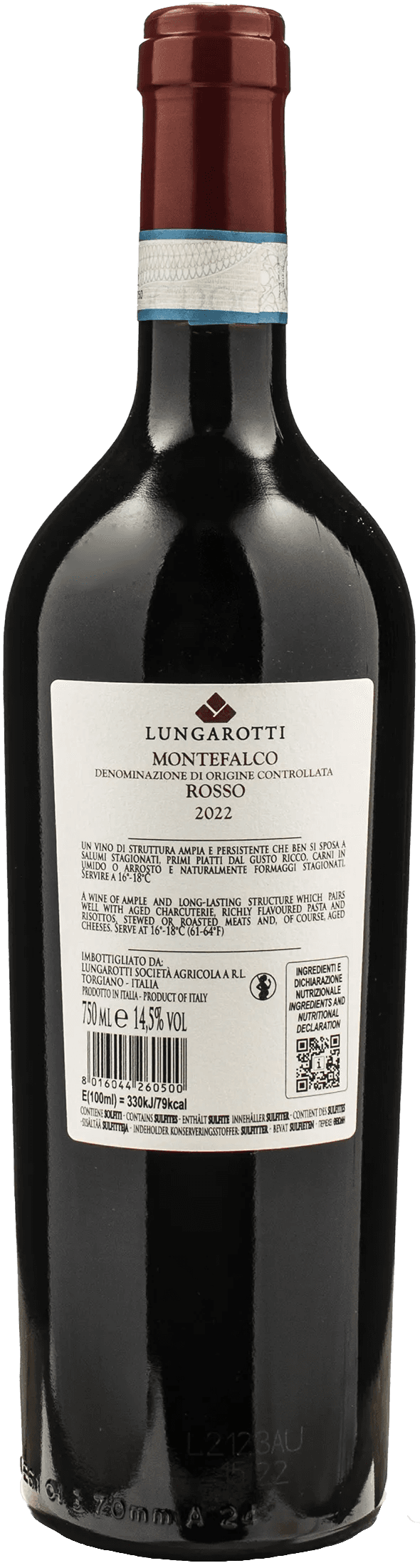Lungarotti Montefalco Rosso 2022