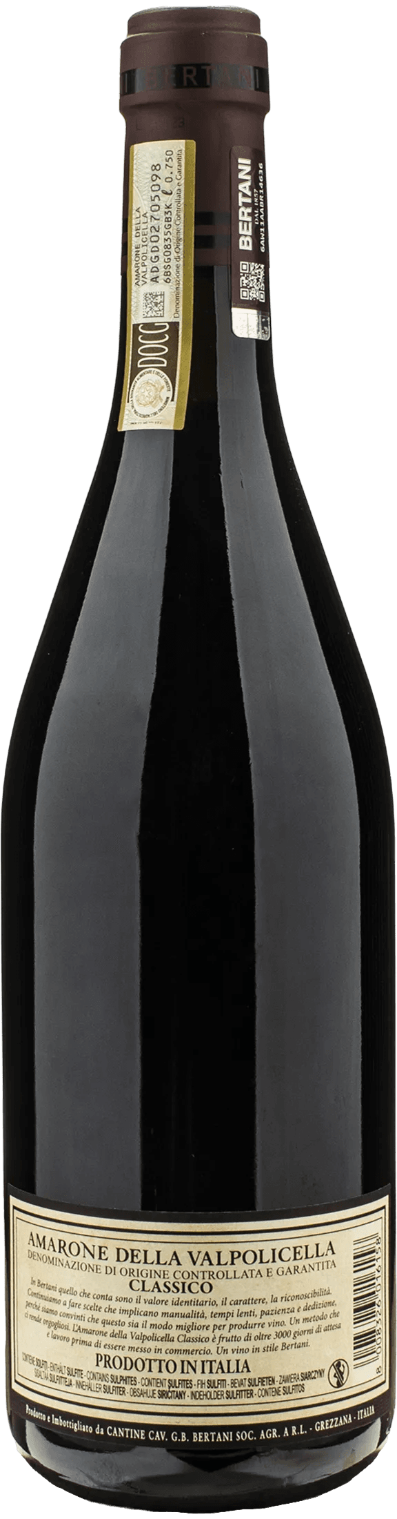 Bertani Amarone della Valpolicella Classico 2016