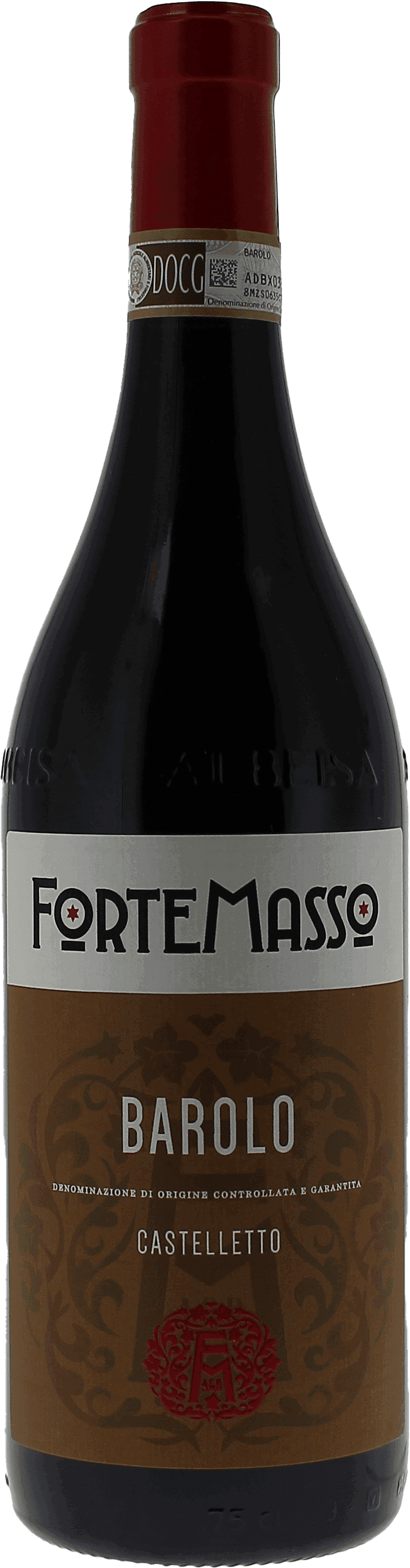 Barolo Castelletto Docg Fortemasso Italie, 2019