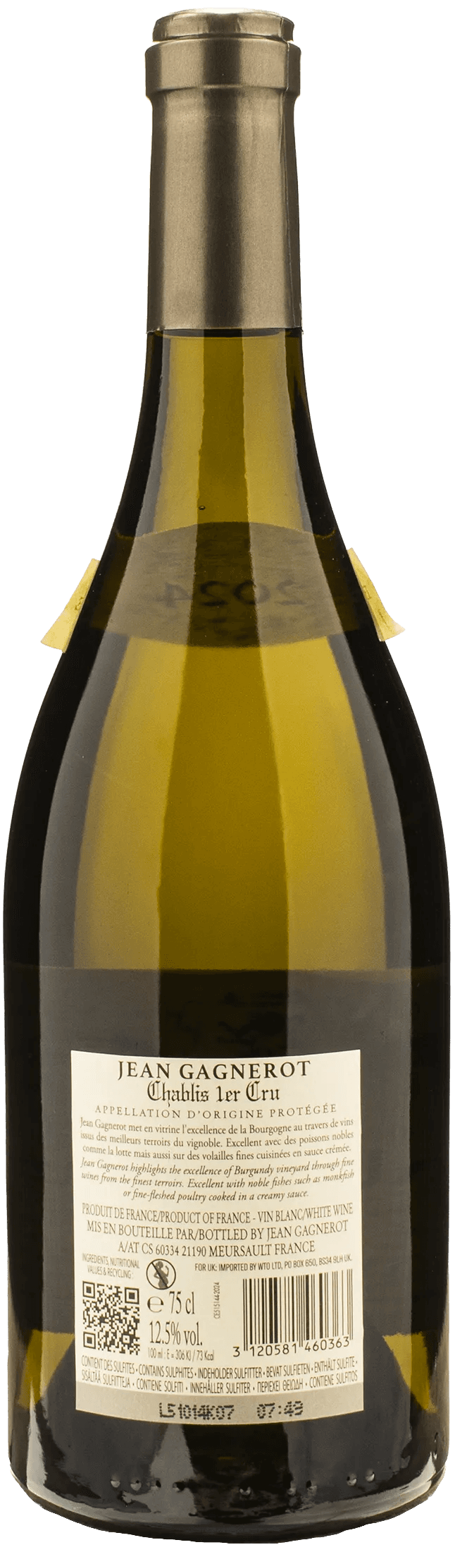 Jean Gagnerot Chablis 1er Cru 2024