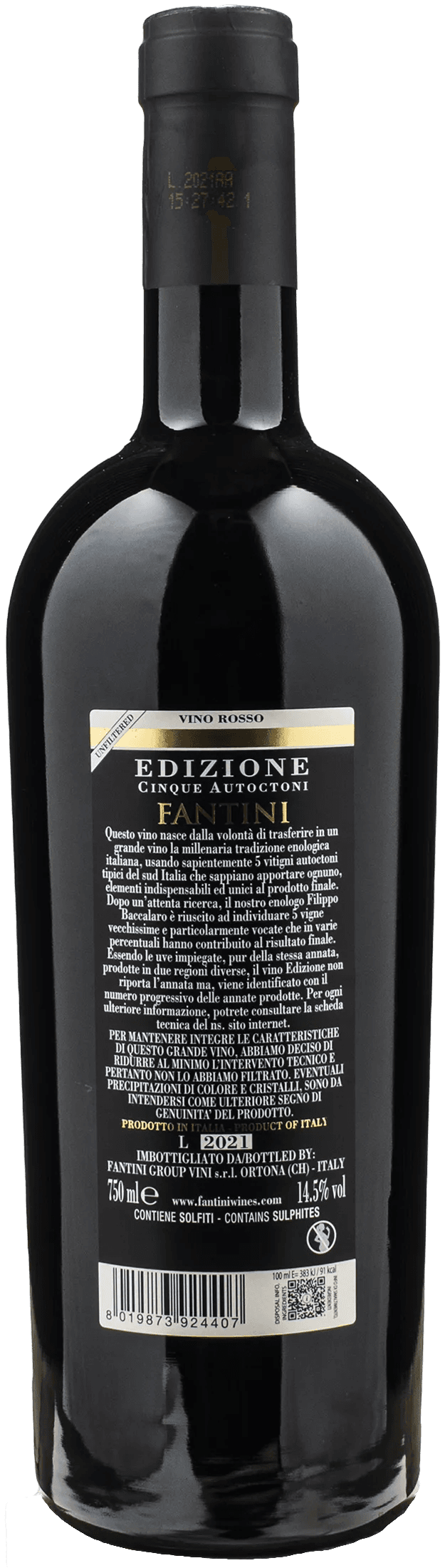 Fantini Cinque Autoctoni 23° Edizione