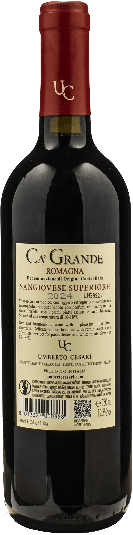 Umberto Cesari Ca Grande Sangiovese Superiore 2024
