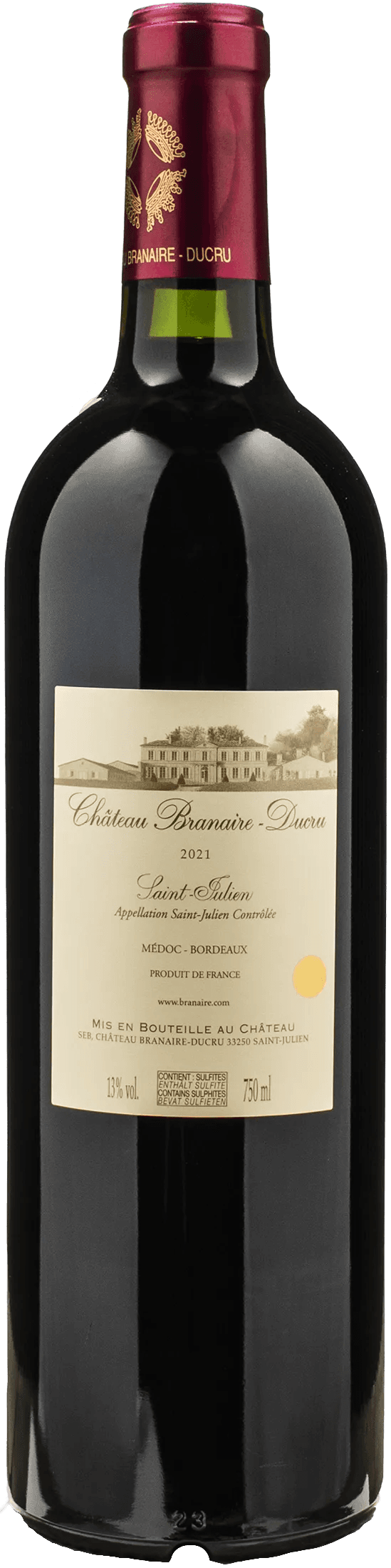 Chateau Branaire Ducru Saint Julien 2021