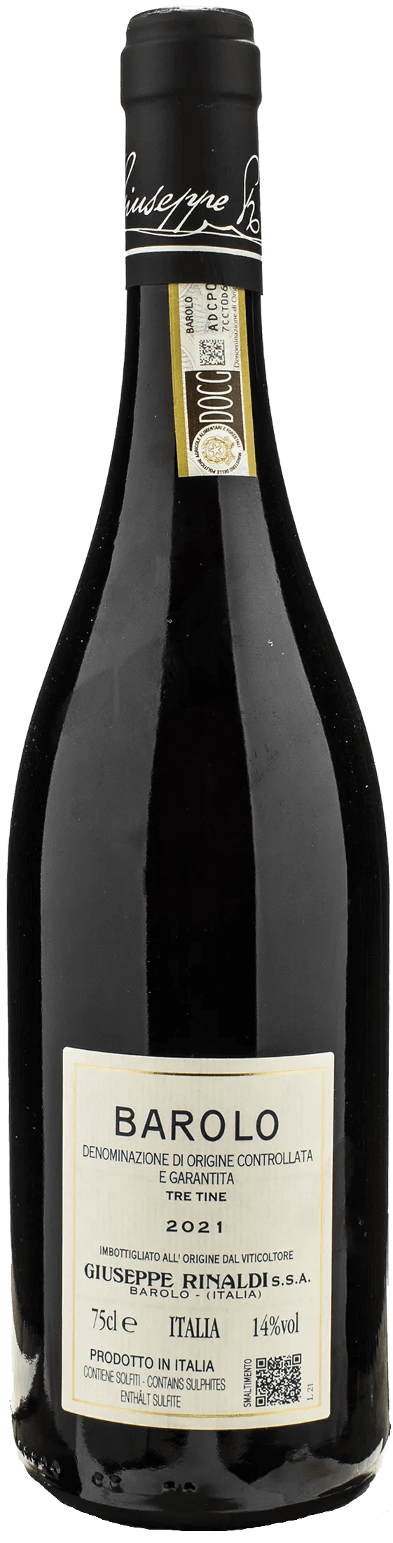 Giuseppe Rinaldi Barolo Tre Tine 2021