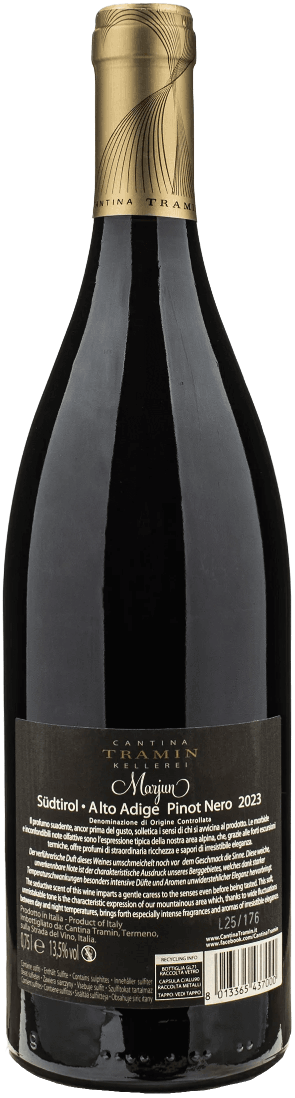 Tramin Pinot Nero Marjun 2023