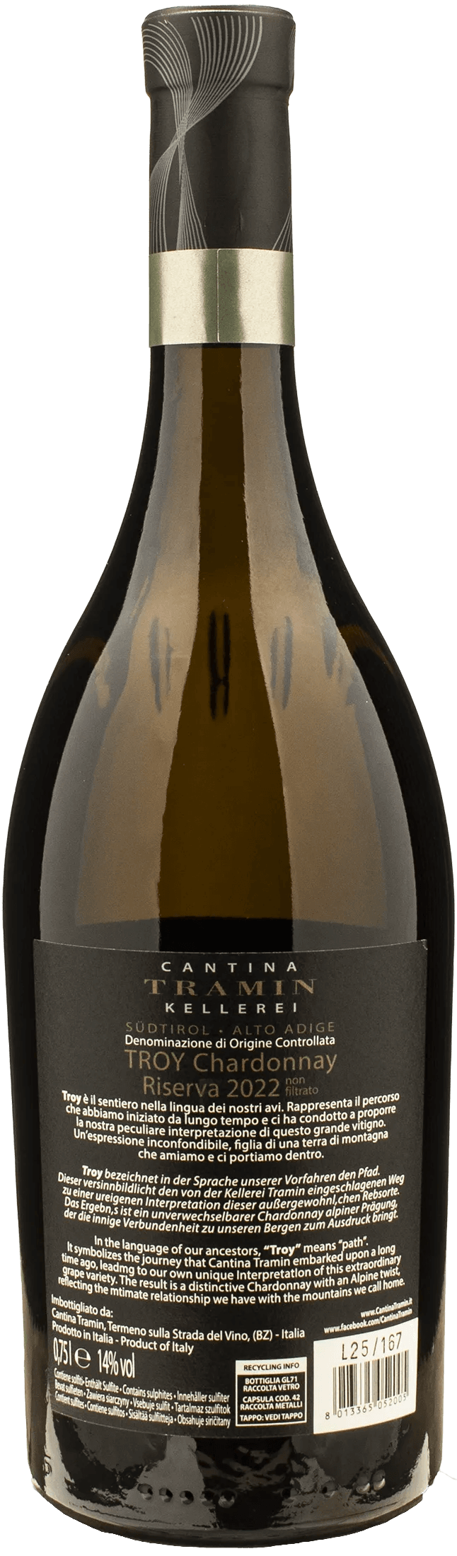 Tramin Troy Chardonnay Riserva 2022