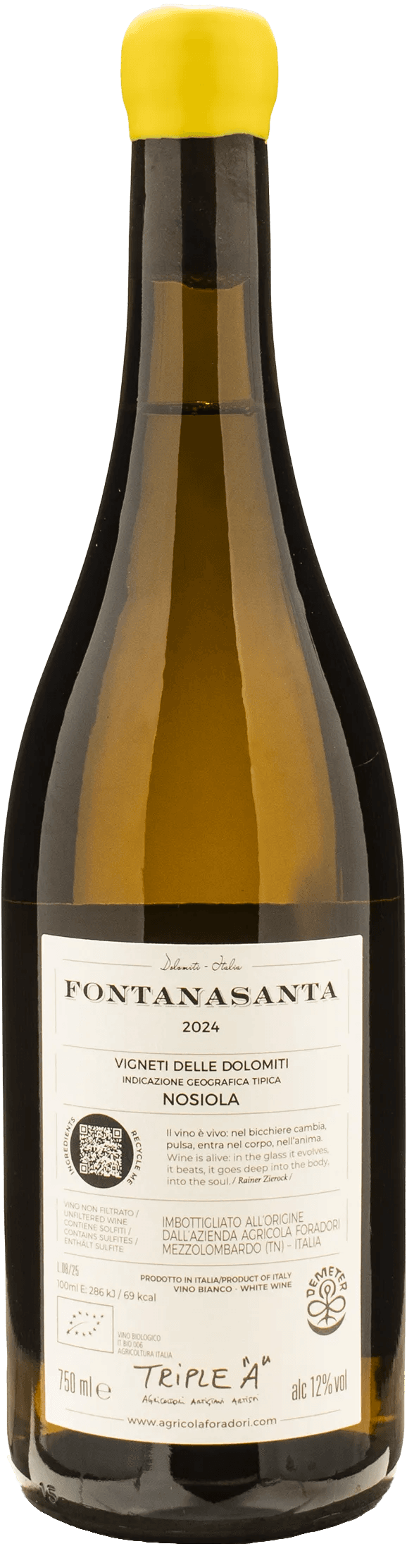 Foradori Fontanasanta Nosiola 2024